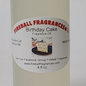 Birthday Cake Scented Fireball Fragrance 4 oz